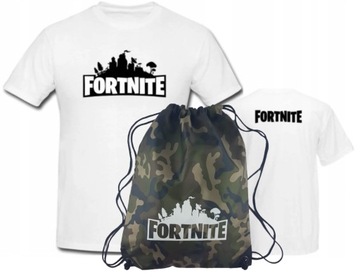 Zestaw FORTNITE Koszulka Rozmiar 164 + Worek