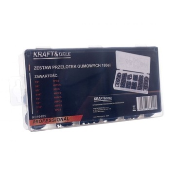 Втулки РЕЗИНОВЫЕ НАБОР Втулок РЕЗИНОВЫХ 6-24ММ 180 ШТ.