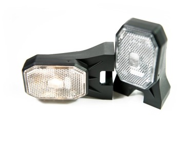 Габаритные фонари Передние габаритные фонари прицепа, белые светодиоды 12В 24В