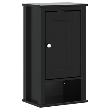 WISZĄCA SZAFKA ŁAZIENKOWA BERG CZARNA 40X27X71,5 SOSNOWA