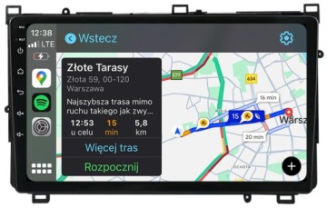 Toyota Auris Corolla 2013-2018 Rádio Navigace Android Auto Carplay Mapy