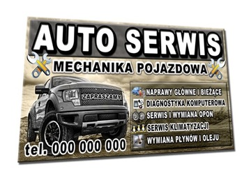 BANER AUTO SERWIS MECHANIKA POJAZDOWA terenowe