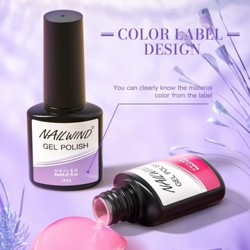 NailWind ГИБРИДНЫЙ НАБОР ГЕЛЬ-ЛАКОВ 10 шт.