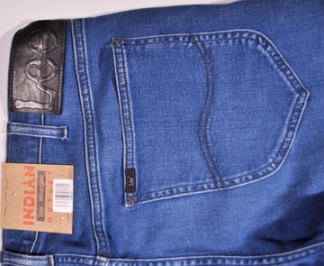LEE spodnie SKINNY regular BLUE jeans MALONE _ W36 L36