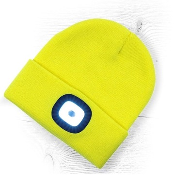 Зимняя шапка со светодиодной подсветкой USB - безопасность и тепло, 150 лм, гибкая