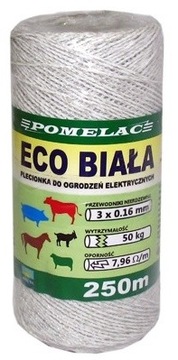 PLECIONKA LINKA PASTUCH ELEKTRYCZNY POMELAC 250 m