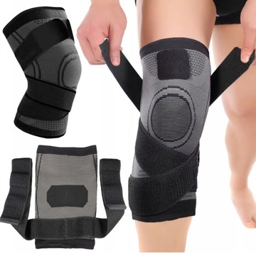 ORTEZA STABILIZATOR OPASKA NA KOLANO ELASTYCZNA ORTOPEDYCZNA RZEP ROZ. M