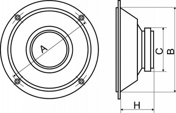АВТОМОБИЛЬНЫЕ ДИНАМИКИ 5X7'' 120Вт 4 Ом + МАСКИ