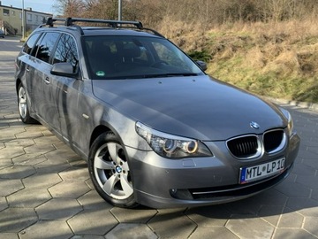 BMW Seria 5 E60 Touring 520 d 177KM 2010 BMW 520 D Opłacony Bogata wersja Serwisowany TOP