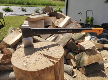 НАБОР ТОПОРОВ FISKARS: Колун X25 + Столярные работы X7 + БЕСПЛАТНЫЙ набор для охраны труда и техники безопасности.