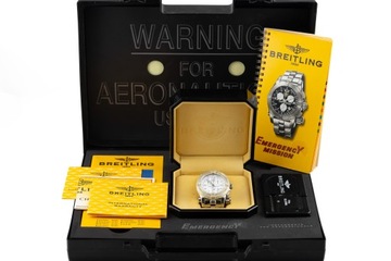 BREITLING EMERGENCY MISSION CHRONOGRAPH QUARTZ REF. A73321 FULL SET