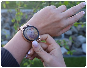 SMARTWATCH ЧАСЫ НА ПОЛЬСКОМ МЕНЮ ВЫЗОВ ФУНКЦИИ СОН ИЗМЕРЕНИЕ ДАВЛЕНИЯ ПОГОДА
