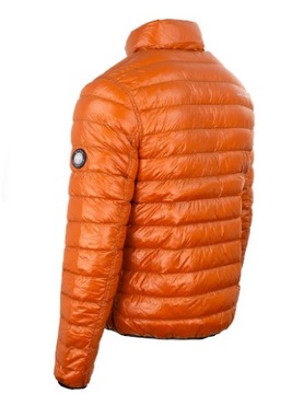 Męska kurtka puchowa BERGSON SOLVORN XL pomarańczowy