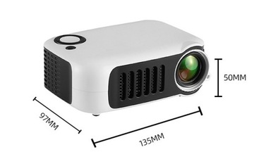 Портативный уличный мини-светодиодный проектор HD 1080P, детский проектор