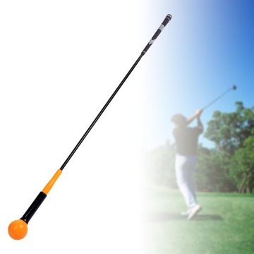 Тренажер для свинга для гольфа Пособие для тренировки свинга Tempo Speed ​​Orange Rubber 100см