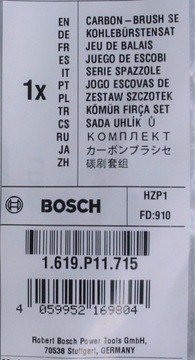 Szczotki BOSCH 5x8x15mm 2szt.kpl oryginalne