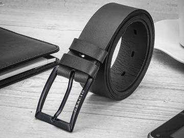 РЕМЕНЬ МУЖСКОЙ КОЖАНЫЙ БРЮКИ КОЖАНЫЙ РЕМЕНЬ GRACIO ДЛИНА 100 СМ ПОДАРОК