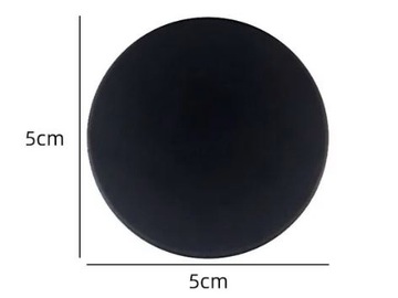 РУЧКА ДВЕРНАЯ САМОКЛЕЯЩАЯСЯ НАСТЕННАЯ, ЧЕРНЫЙ СТОП 50мм, 10 шт.