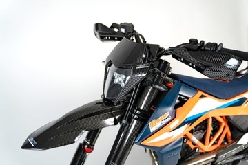 KTM SMC R 690 08-24 карбоновая накладка на подвеску CMT CUBAMOTO