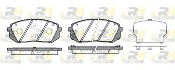 RH 21302.22 КОМПЛЕКТ КОЛОДОК 3647 / 3530 21302 