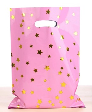 СУМКИ ИЗ ФОЛЬГИ, ЗВЕЗДЫ, 3 шт 25 см.