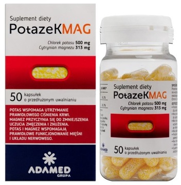 PotazeKMAG 50 kapsułek MAGNEZ+POTAS