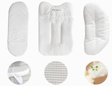 LAYETTE Постельное белье для MOSES BASKET 6 шт. МАТРАС БУТИК СТЕКЛО БЕЛАЯ ВАФЕЛЬ