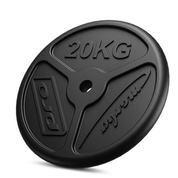 MARBO | OBCIĄŻENIE ŻELIWNE 20 KG SLIM MW-O20-SLIM