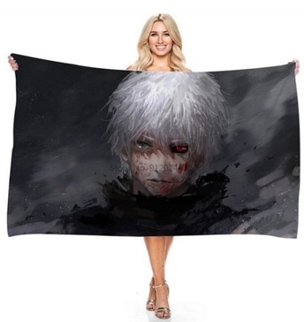 RĘCZNIK PLAŻOWY Z ANIME Tokyo Ghoul 70x140cm