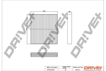 DR!VE+ DP1110.12.0110 FILTR VENTILACE PROSTORU SPOLUJEZDCE