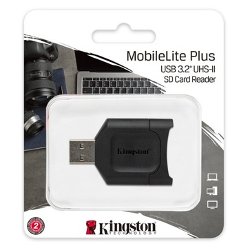 Устройство чтения карт SD KINGSTON MobileLite Plus USB 3.2 SD UHS-II
