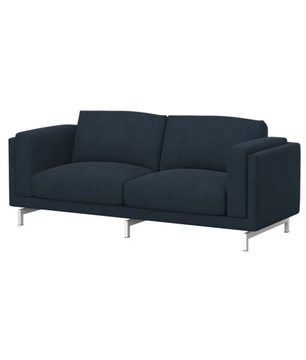 NOCKEBY Pokrycie sofy 2-os, Velvet Navy