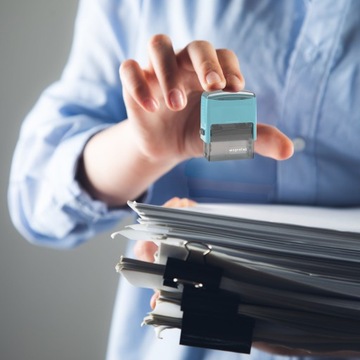 WAGRAF B2s ШТАМП ДЛЯ 4 СТРОК НАЗВАНИЕ КОМПАНИИ ОФИСНЫЙ ДИЗАЙН + ЛАСТИК