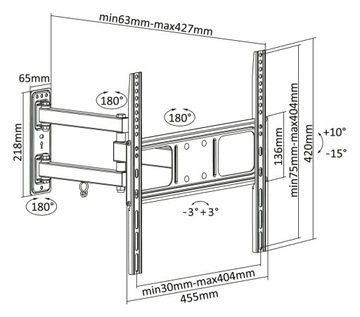 Крепление для телевизора Kruger&matz KM1304