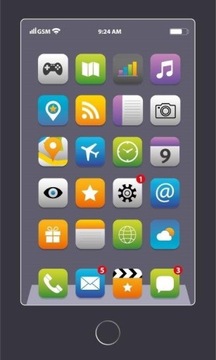 Detexpol Ręcznik 30x50 IPHONE smartfon 11