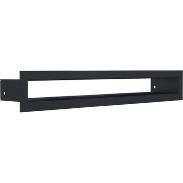 Каминный гриль GRATKI Tunnel 6х40 Простой Декоративный Вентиляционный Черный