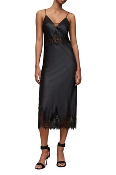 AllSaints Czarna Sukienka Ophelia M