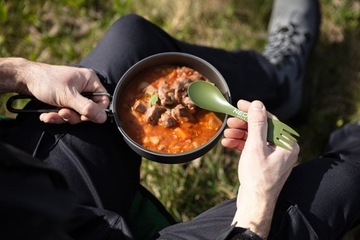 ZESTAW BIWAKOWY NEO TARP PŁACHTA WODOODPORNA LINKA PARACORD SPORK SURVIVAL