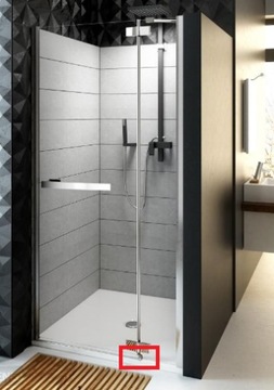 Ниппель стабилизатора нижнего стекла ЛЕВЫЙ, ЧЕРНЫЙ