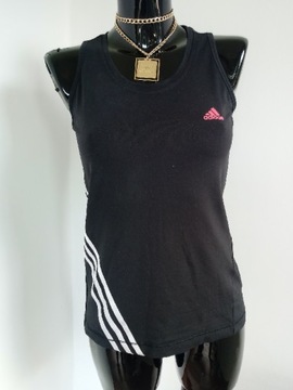 ADIDAS sportowa bluzka top czarna Climalite S 36