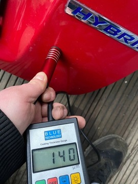 HONDA INSIGHT II 5D KOMPLETNÍ VÍKO KUFRU KUFRU ZADNÍ ČERVENÁ R81