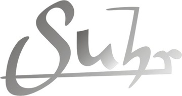 Suhr 5x2,7см БЕЛАЯ наклейка на гитару РАЗНЫЕ ЦВЕТА