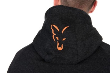 Fox Collection LW Hoody Черный Оранжевый толстовка r.L