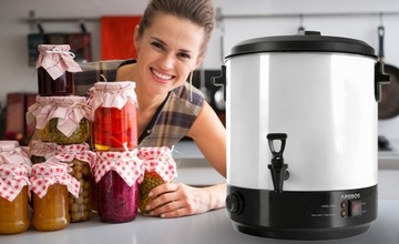 ПЛИТА НАГРЕВАТЕЛЬ ДЛЯ ВОДЫ ВИНО КОФЕ ЧАЙ 28л 2500 Вт + ЩИПЦЫ FUNNER