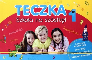 TECZKA. Szkoła na szóstkę! 1. Zestaw edukacyjny, plan lekcji, naklejki