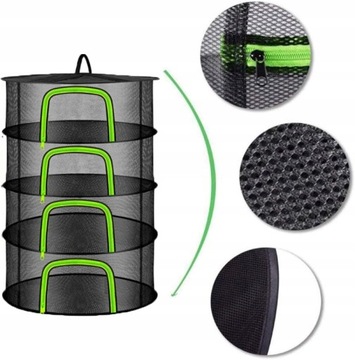 Подвесная складная сетчатая сушилка для сушки трав