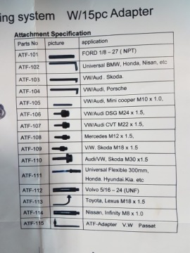НАСОС ДЛЯ ЗАМЕНЫ МАСЛА В КПП CVT DSG VAG