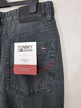 B3697 MĘSKIE SPODNIE JEANS STRAIGHT RONNIE TOMMY HILFIGER JEANS 33/32