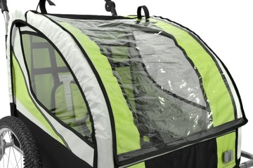 ВЕЛОСИПЕДНЫЙ ПРИЦЕП PRO 3в1, ШОК + СВЕТОДИОДЫ