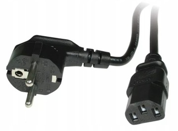 KABEL ZASILAJĄCY KOMPUTEROWY IEC320/C13 CZARNY/33